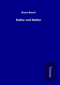 Produktbild: Kultur und Nation