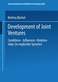 Bild vom Artikel Development of Joint Ventures vom Autor Bettina Büchel