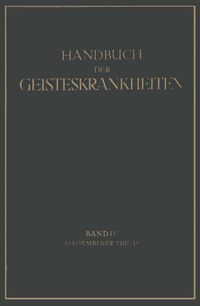 Produktbild: Handbuch der Geisteskrankheiten