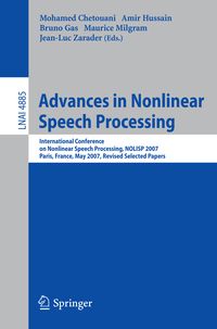 Produktbild: Advances in Nonlinear Speech Processing