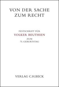 Produktbild: Von der Sache zum Recht