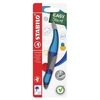 Produktbild: STABILO Tintenroller Rechtsh&auml;nder - EASYoriginal dunkel-/hellblau - Einzelstift - blau (l&ouml;schbar) inkl. Patrone