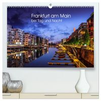 Produktbild: Frankfurt am Main bei Tag und Nacht (hochwertiger Premium Wandkalender 2026 DIN A2 quer), Kunstdruck in Hochglanz