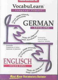 Produktbild: Vocabulearn German Level 1