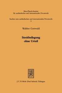 Produktbild: Streitbeilegung ohne Urteil