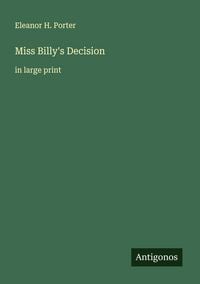 Produktbild: Miss Billy's Decision