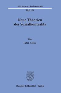 Produktbild: Neue Theorien des Sozialkontrakts.