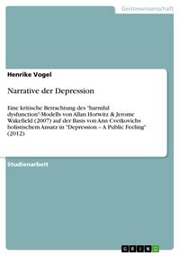 Produktbild: Narrative der Depression
