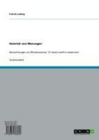 Produktbild: Heinrich von Morungen