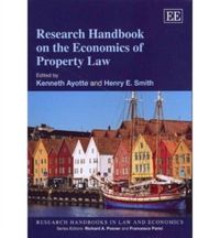 Produktbild: Research Handbook on the Economics of Property Law