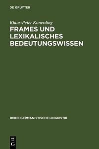 Produktbild: Frames und lexikalisches Bedeutungswissen