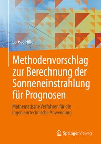 Produktbild: Methodenvorschlag zur Berechnung der Sonneneinstrahlung f&uuml;r Prognosen