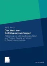 Produktbild: Der Wert von Beteiligungsvertr&auml;gen