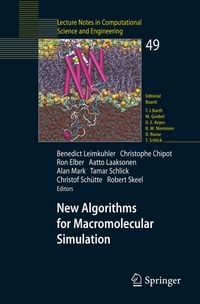 Produktbild: New Algorithms for Macromolecular Simulation