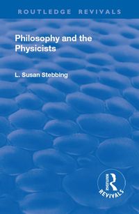 Produktbild: Revival: Philosophy and the Physicists (1937)