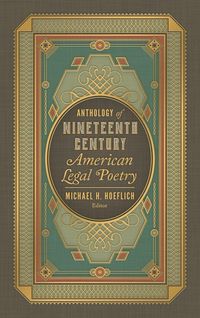 Produktbild: Anthology of Nineteenth Century American Legal Poetry