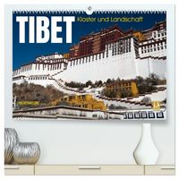 Produktbild: Tibet - Kloster und Landschaft (hochwertiger Premium Wandkalender 2027 DIN A2 quer), Kunstdruck in Hochglanz