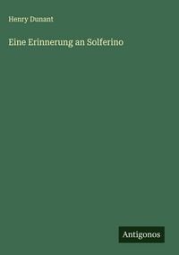 Produktbild: Eine Erinnerung an Solferino