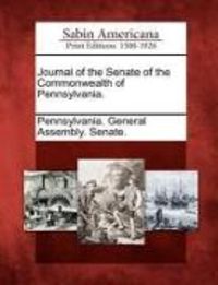 Produktbild: Journal of the Senate of the Commonwealth of Pennsylvania.