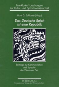 Produktbild: Das Deutsche Reich ist eine Republik
