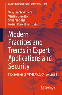 Produktbild: Modern Practices and Trends in Expert Applications and Security