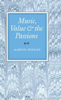 Produktbild: Music, Value and the Passions
