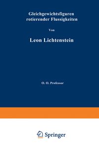 Produktbild: Gleichgewichtsfiguren Rotierender Fl&uuml;ssigkeiten