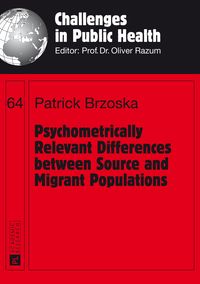 Produktbild: Psychometrically Relevant Differences between Source and Migrant Populations