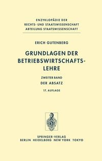 Produktbild: Grundlagen der Betriebswirtschaftslehre