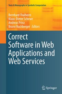 Produktbild: Correct Software in Web Applications and Web Services