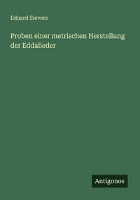 Produktbild: Proben einer metrischen Herstellung der Eddalieder