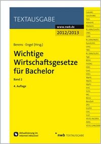 Produktbild: Wichtige Wirtschaftsgesetze f&uuml;r Bachelor 2