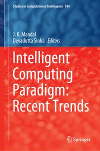 Produktbild: Intelligent Computing Paradigm: Recent Trends