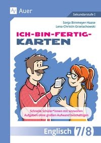 Produktbild: Ich-bin-fertig-Karten Englisch Klassen 7-8