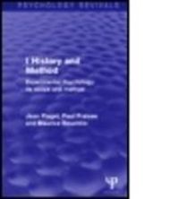 Produktbild: Experimental Psychology Its Scope and Method: Volume I