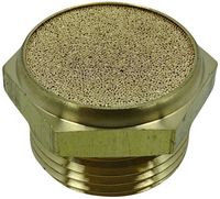 Produktbild: TRU COMPONENTS Druckluft-Schalld&auml;mpfer TC-12770344 Au&szlig;engewinde G1 15 bar Messing 1St.