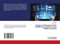 Produktbild: Design of Miniaturized RF MEMS Phase Shifter Using MEMS Switches