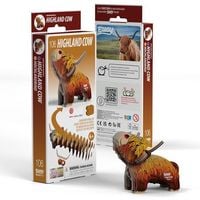 Produktbild: 3D Bastelset Hochlandrind