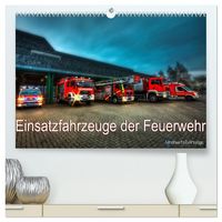 Produktbild: Einsatzfahrzeuge der Feuerwehr (hochwertiger Premium Wandkalender 2026 DIN A2 quer), Kunstdruck in Hochglanz