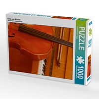 Produktbild: CALVENDO Puzzle Cello und Klavier | 1000 Teile Lege-Gr&ouml;&szlig;e 64x48cm Foto-Puzzle f&uuml;r gl&uuml;ckliche Stunden