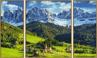 Schipper Malen-nach-Zahlen - Meisterklasse Triptychon - St. Magdalena in Südtirol