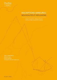 Produktbild: Inscriptions mineures : nouveaut&eacute;s et r&eacute;flexions