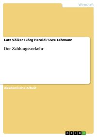 Produktbild: Der Zahlungsverkehr