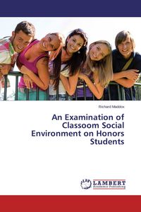 Produktbild: An Examination of Classoom Social Environment on Honors Students