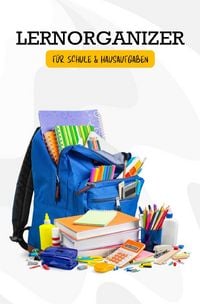 Produktbild: Lernorganizer: 100 Seiten im Taschenbuchformat f&uuml;r Schule und Hausaufgaben