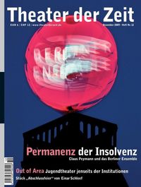 Produktbild: Theater der Zeit - 01. Dezember 2009