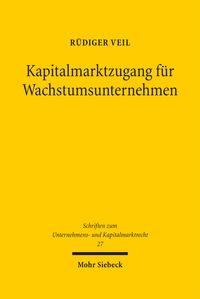 Produktbild: Kapitalmarktzugang f&uuml;r Wachstumsunternehmen