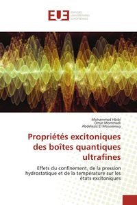 Produktbild: Propri&eacute;t&eacute;s excitoniques des bo&icirc;tes quantiques ultrafines