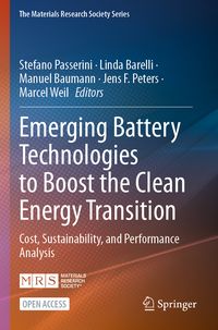 Produktbild: Emerging Battery Technologies to Boost the Clean Energy Transition