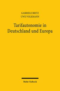 Produktbild: Tarifautonomie in Deutschland und Europa